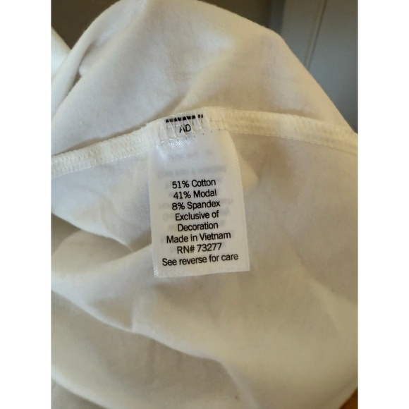 Lauren Conrad‎ White Puff Sleeve Blouse | Size XL | Feminine & Fresh - Picture 4 of 4